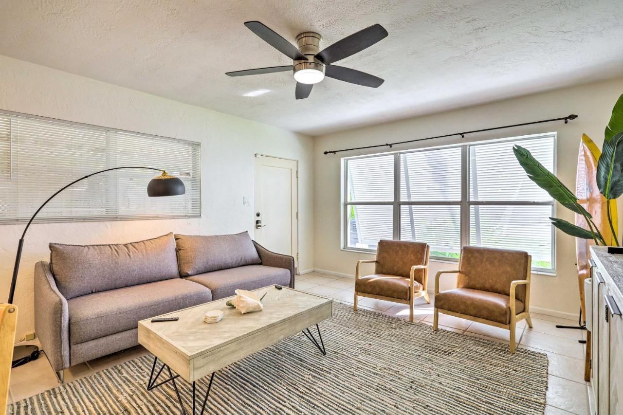 Cute And Cozy Florida Duplex Walk To Beaches! Cocoa Beach Eksteriør bilde