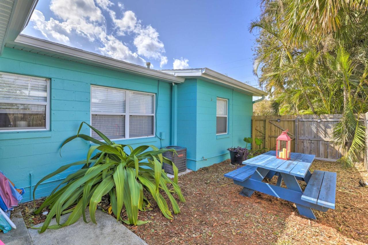 Cute And Cozy Florida Duplex Walk To Beaches! Cocoa Beach Eksteriør bilde