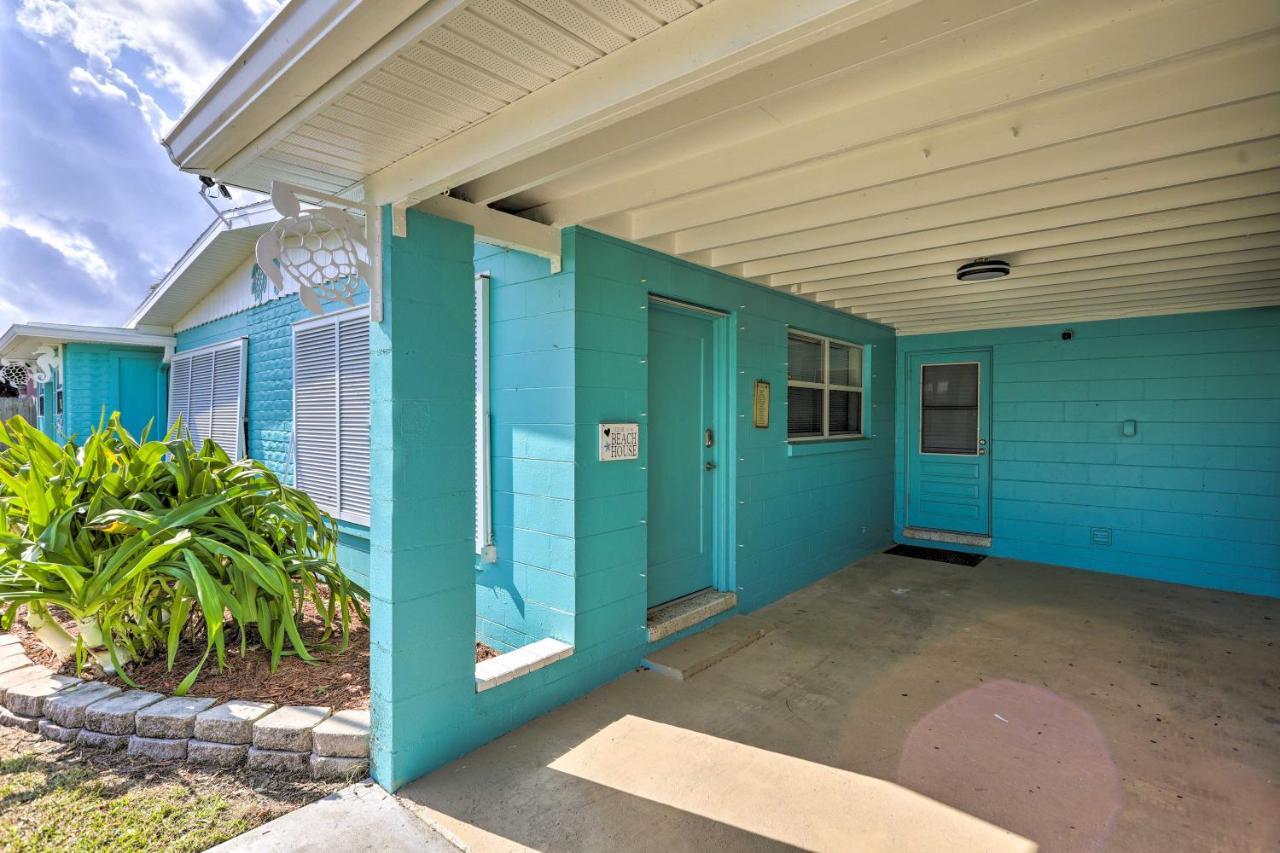 Cute And Cozy Florida Duplex Walk To Beaches! Cocoa Beach Eksteriør bilde